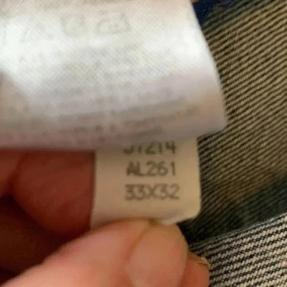 Pendleton, 100% cotton, heavy weight, light wash,  straight leg, high rise jeans - Picture 7 of 7